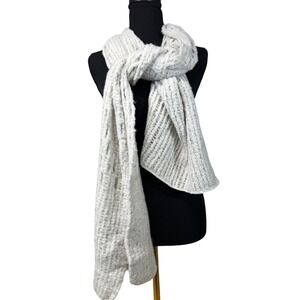 Collection‎ Eighteen Knit Scarf Cream Winter Fashion Lightweight Warm Women